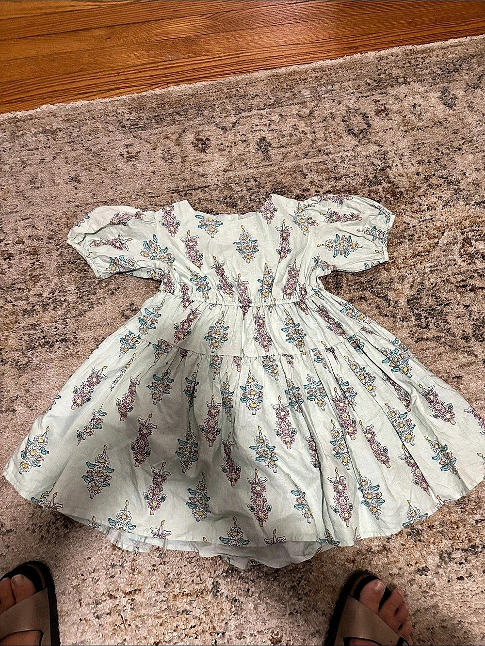 Size 7 Tea Collection Linen and Cotton Deess